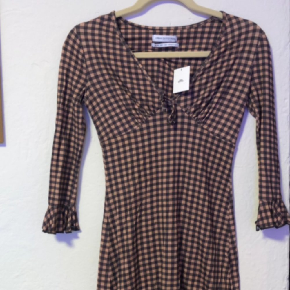 UO Grace Ruffle Mini Dress - Picture 3 of 3